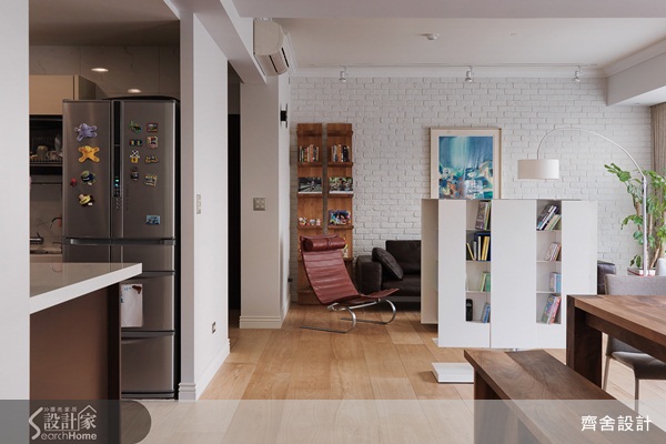 長形屋加上原有格局分配與屋主一家人的生活習慣不符合