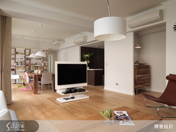 長形屋加上原有格局分配與屋主一家人的生活習慣不符合