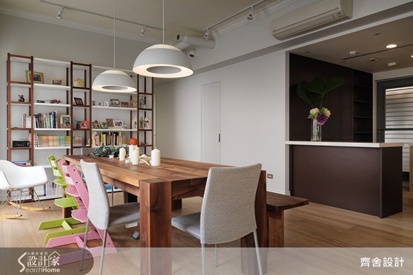 長形屋加上原有格局分配與屋主一家人的生活習慣不符合