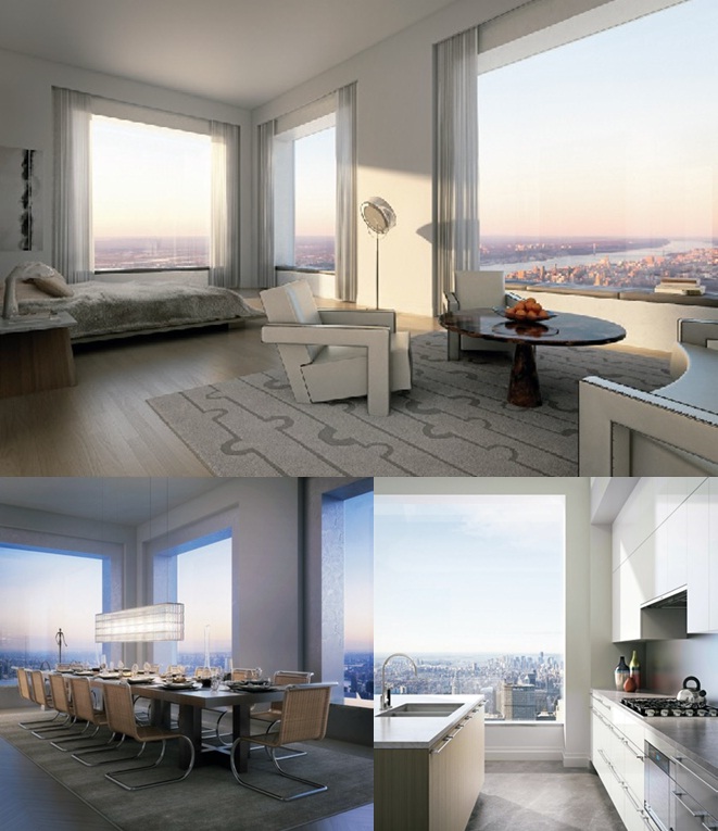 座落於第56 與57 街之間的公園大道， 紐約最高住宅大