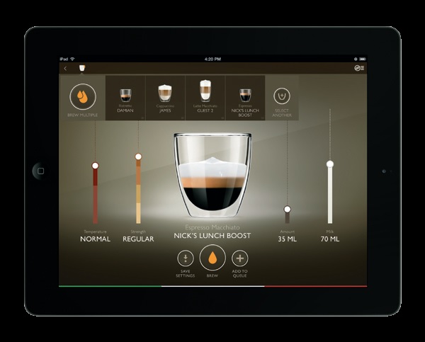 透過科技的整合家電操作按鍵，使廚房電器設備開始進入