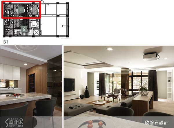 在105坪的5層樓空間中，屋主期望將這裡打造成一個度假