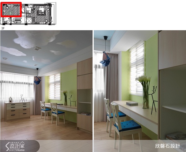 在105坪的5層樓空間中，屋主期望將這裡打造成一個度假