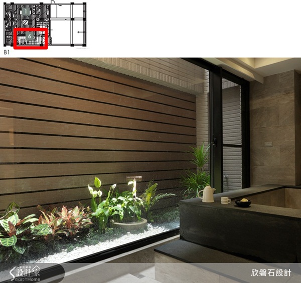 在105坪的5層樓空間中，屋主期望將這裡打造成一個度假