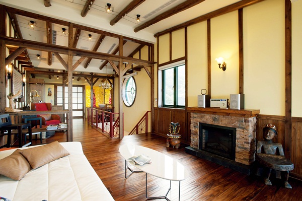 居住於繁華台北的夫妻倆因喜歡大自然,假日喜歡往郊外