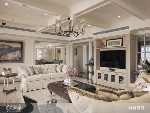 大器中帶有典雅,典雅中蘊含著樸實的氣息,美式風格雖