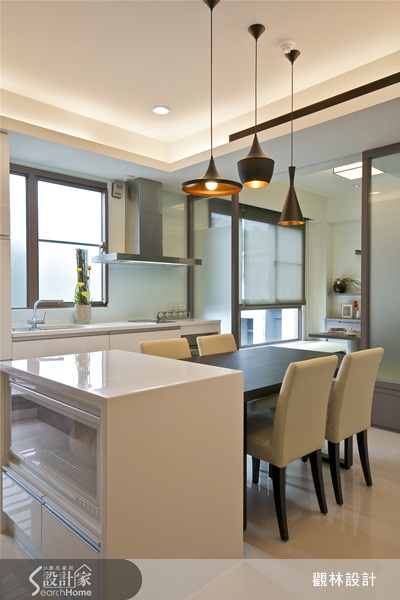 開放式的客廳、餐廳和廚房設計是越來越常見的設計手法