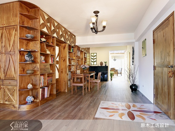擅長運用天然實木家具以及質樸素材營造自然宅居的原木