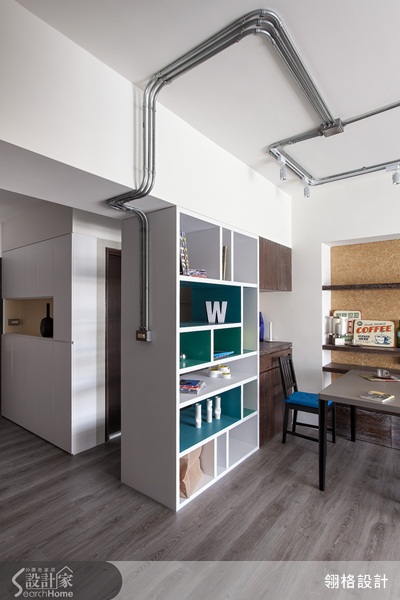 這間新成屋走的是復古氛圍路線，因此要如何在沒有舊房