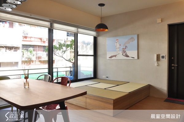 木材質溫和清新的特性，以及自然豐富的紋路表現，再加