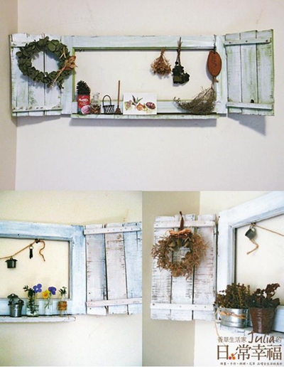 幾年前，很著迷於將拾回的木片，做些小改造。閒暇時，