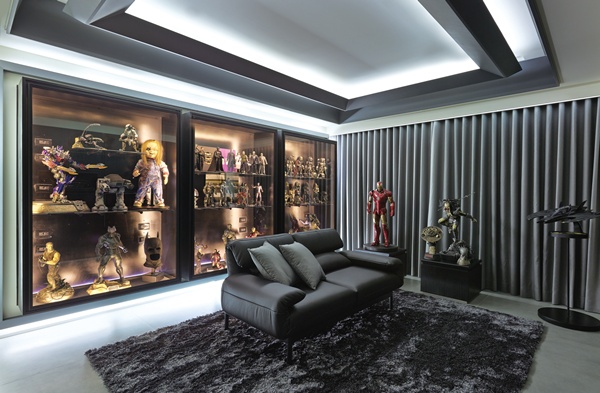 隱藏在藝文特區裡,100坪的居家空間中,全是以業餘賽