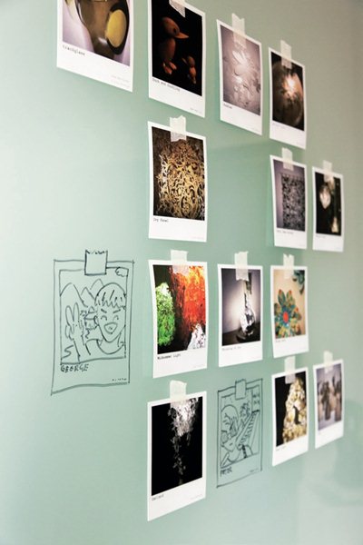 牆壁就是一面漂亮的空白畫布，充滿各種可能性，讓人等