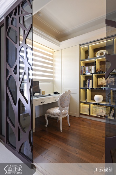 華麗如電影場景的居住空間,細膩的設計,讓人走入屋內