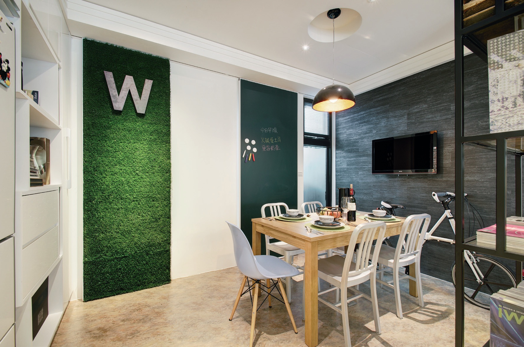 北歐風格沒有太繁複的硬體規劃，加上很重視採光、照明