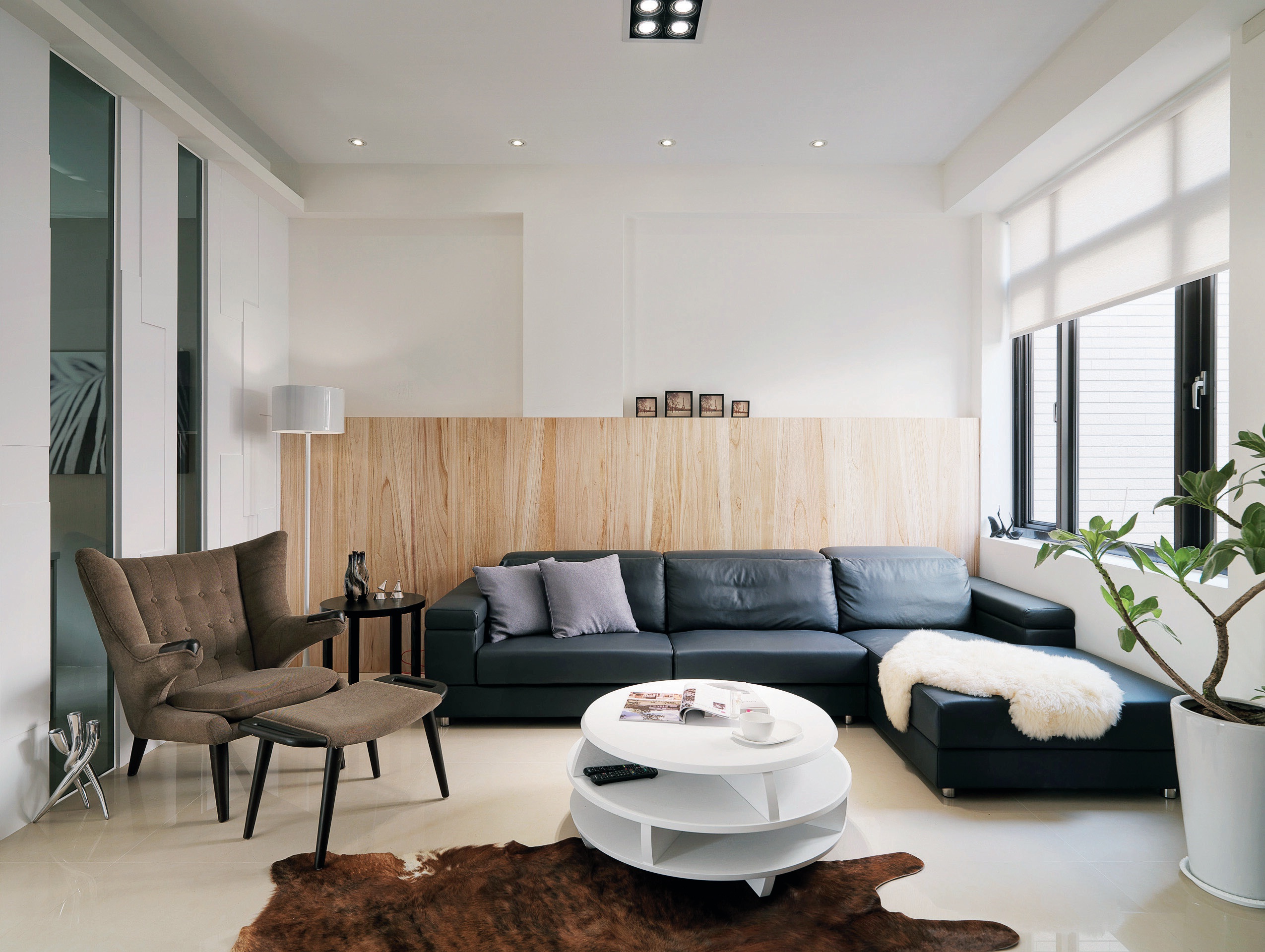 北歐風格沒有太繁複的硬體規劃，加上很重視採光、照明