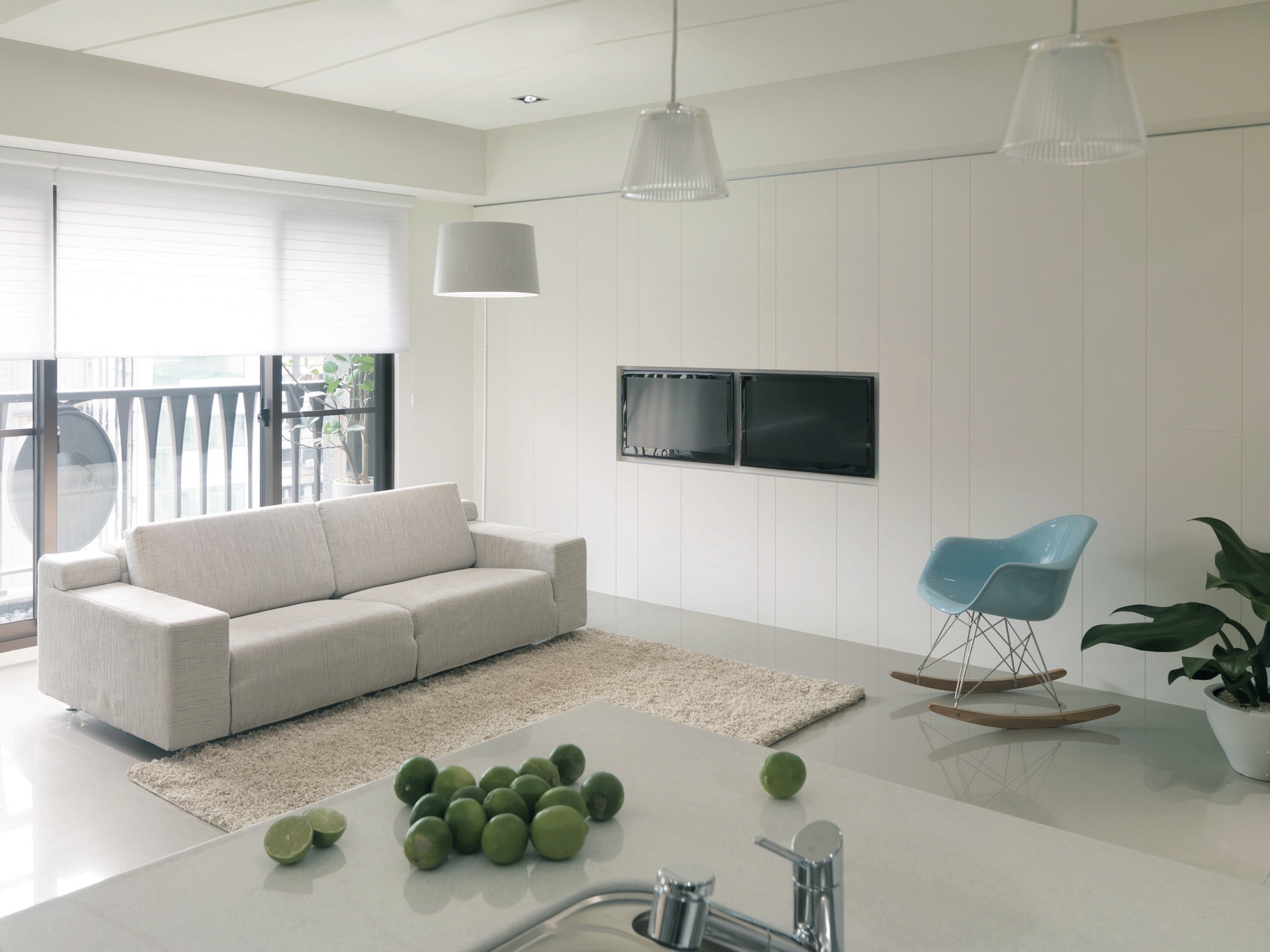 北歐風格沒有太繁複的硬體規劃，加上很重視採光、照明