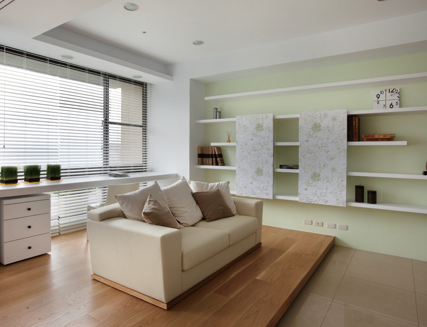 北歐風格沒有太繁複的硬體規劃，加上很重視採光、照明