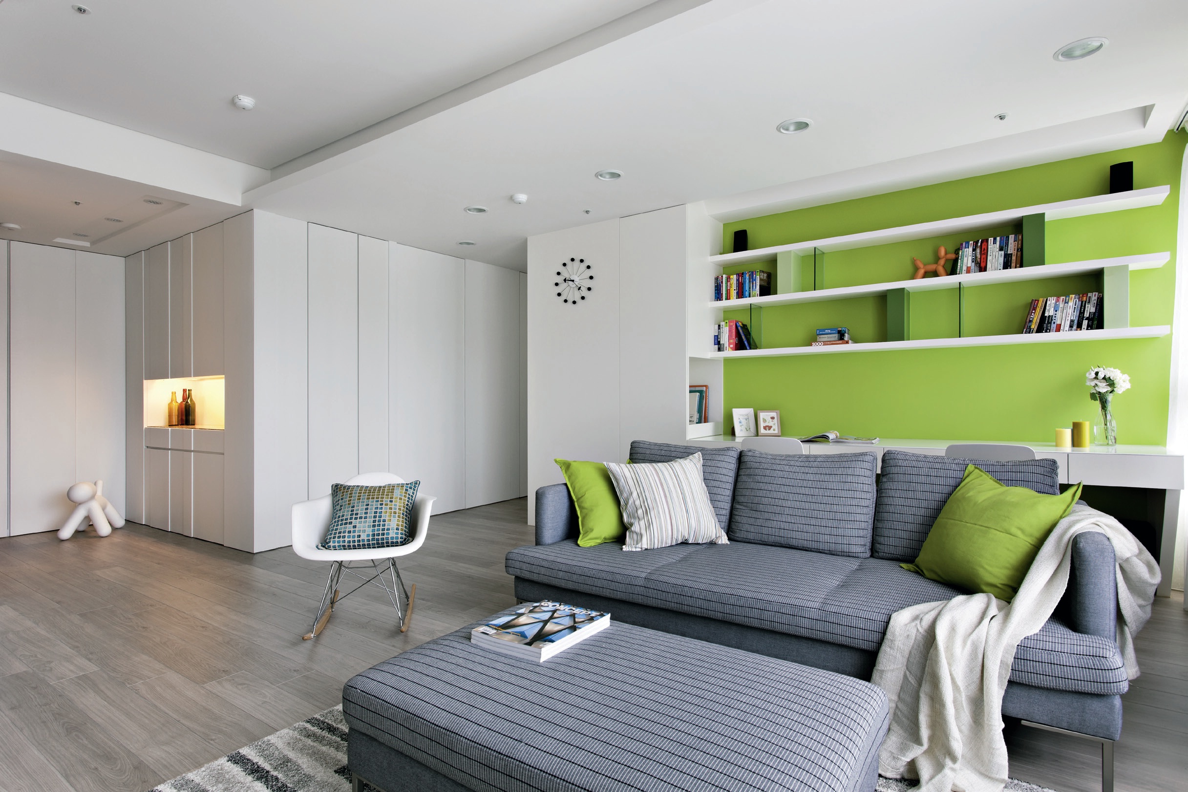 北歐風格沒有太繁複的硬體規劃，加上很重視採光、照明