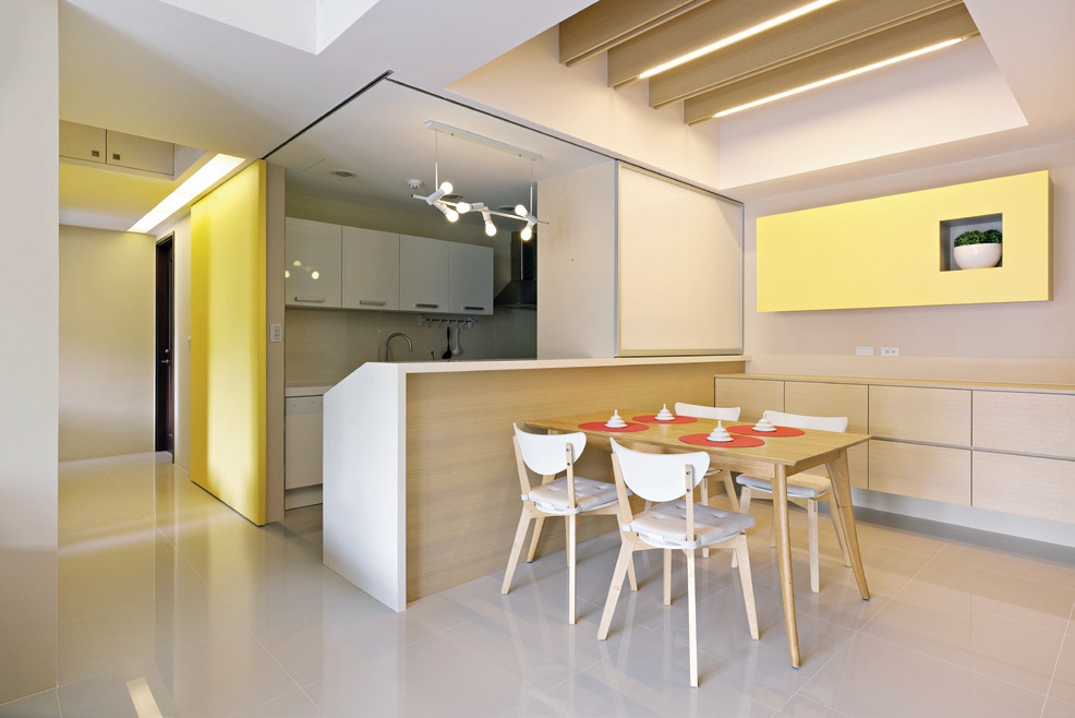 北歐風格沒有太繁複的硬體規劃，加上很重視採光、照明