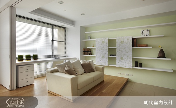 有發現嗎? 其實最好發揮創意的地方就牆面，除了可以自