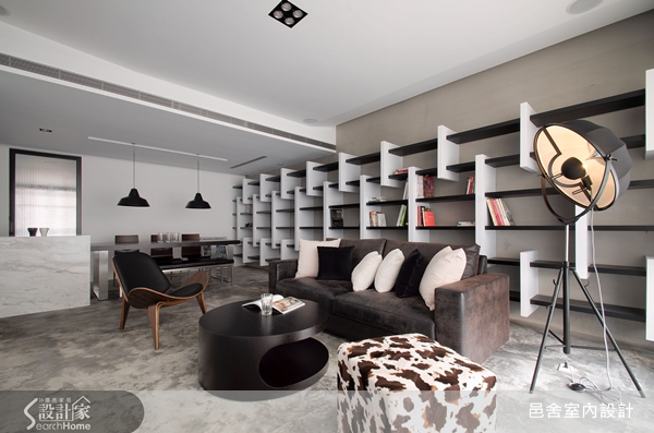 不講究制式風格的邑舍室內設計，重視的是客戶的需求，