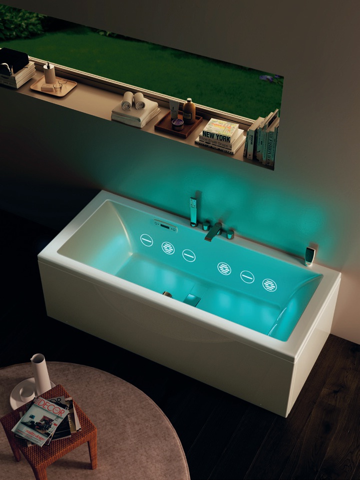 水是衛浴中的重點元素,在全面數位化的生活潮流下,智