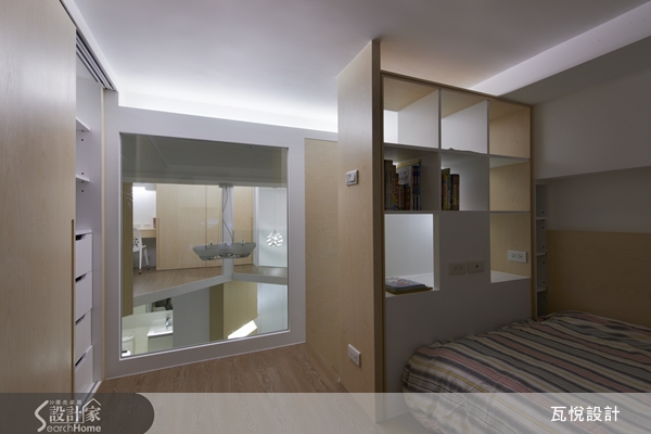 空間坪數僅有9坪,卻必須容納2個大人跟2個小孩的生活