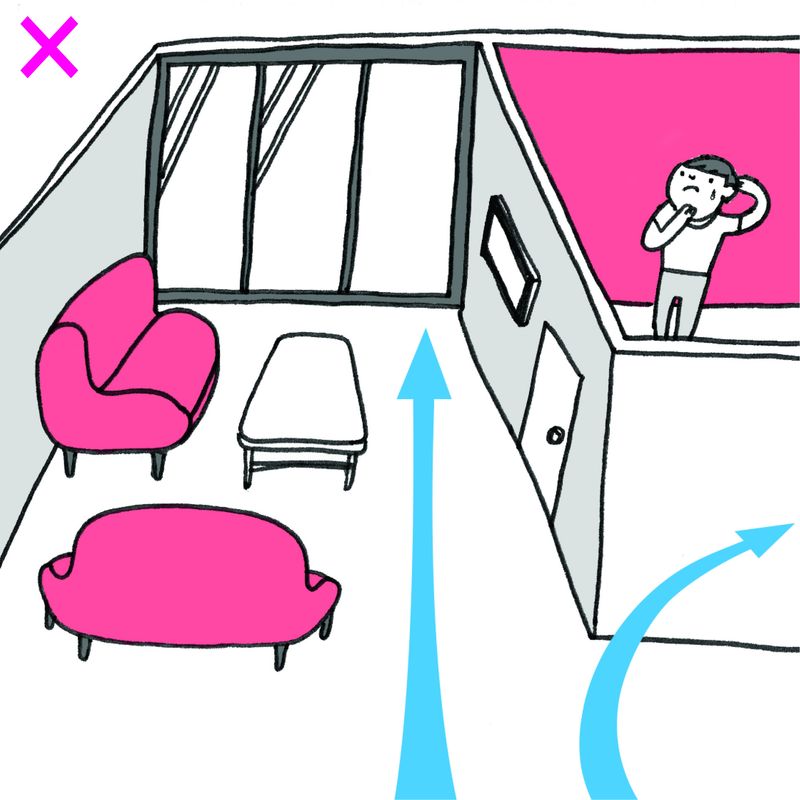 你是否發現,改了格局,多了一房好使用,但是通風變差