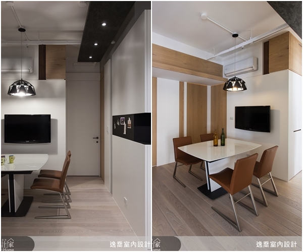 原始壁貌和不加雕琢的率性空間,這是一個自由彈性的開