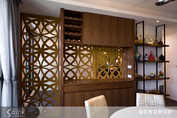 現代風的裝潢，風格簡約，善用建材屬性，對講求實用性