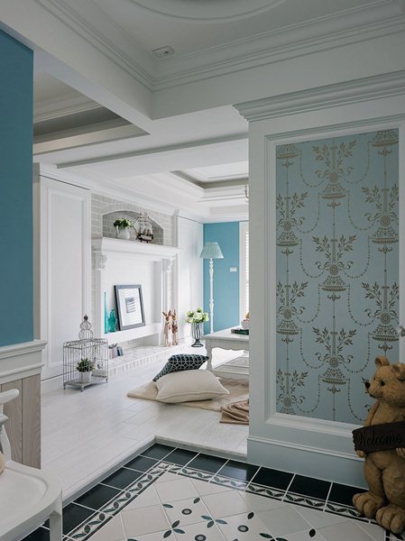 花卉圖騰是詮釋居家空間中常用的元素,舉凡壁紙、抱枕