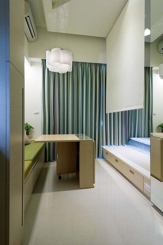 6坪迷你套房並非日常住房，而是遠方工作的夫妻帶著小