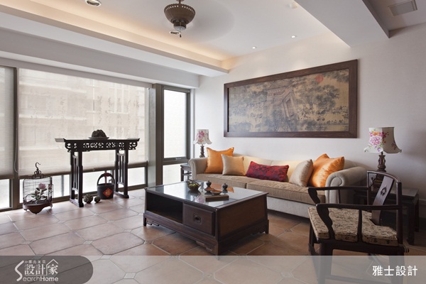 沉穩的氣息，是東方風裝潢的迷人之處，揮別給人老舊的