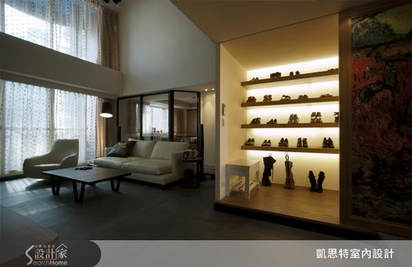 甫進門,映入眼簾的是一幅優美的畫作,但不只如此,畫