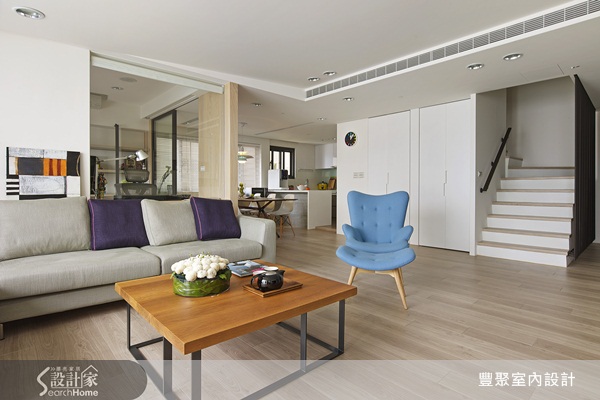 老屋翻新，透過設計師的重新配置格局和動線的設計巧思