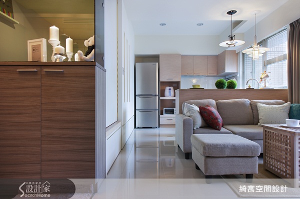 簡潔俐落，不做過多繁複的裝飾設計，是綺寓設計的張睿