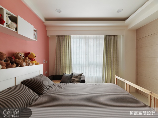 簡潔俐落，不做過多繁複的裝飾設計，是綺寓設計的張睿