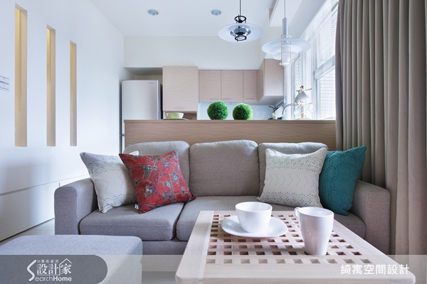 簡潔俐落，不做過多繁複的裝飾設計，是綺寓設計的張睿