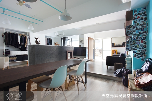 從事補教業的屋主夫妻，穩定的工作下卻有著背包客的熱