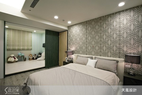 這是新婚小倆口的家，負責規劃的天風設計從整體角度構