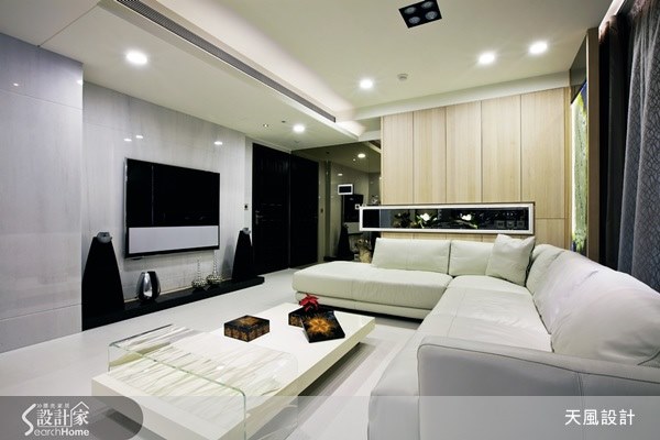 這是新婚小倆口的家，負責規劃的天風設計從整體角度構