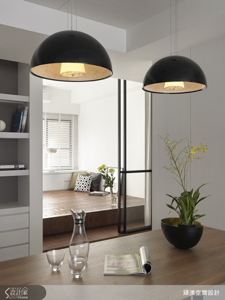 洗練的北歐風格居家，利用簡單的黑白灰配色，就能打造