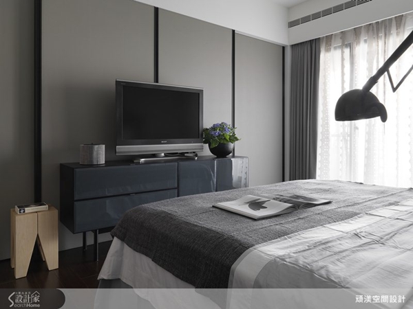 洗練的北歐風格居家，利用簡單的黑白灰配色，就能打造