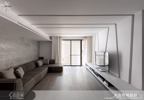 新北市新店區50坪樓中樓的老屋改造，由於屋主常邀請親