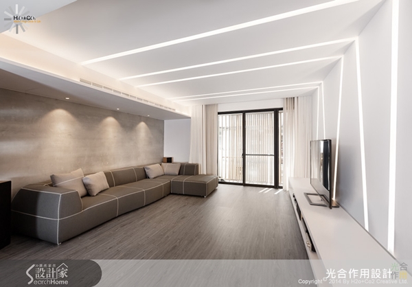 新北市新店區50坪樓中樓的老屋改造，由於屋主常邀請親