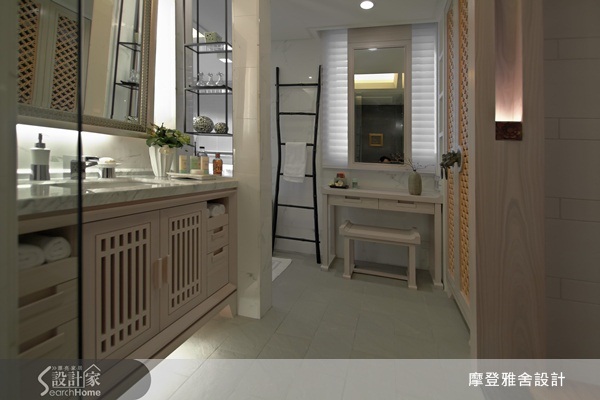 這間位於桃園市的新成屋，不僅融合回教清真寺的多層次