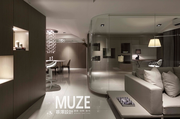 業主熱愛心靈旅遊,如圓舞曲般的躍動音符,無形的音符