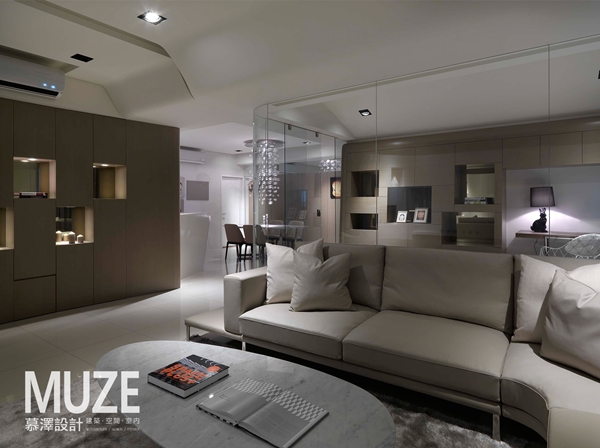 業主熱愛心靈旅遊,如圓舞曲般的躍動音符,無形的音符