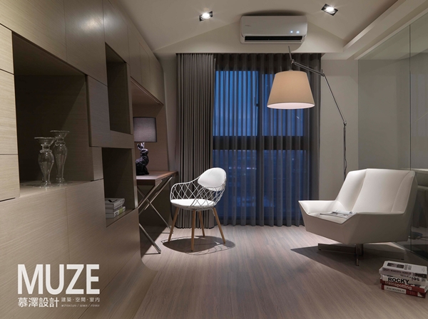 業主熱愛心靈旅遊,如圓舞曲般的躍動音符,無形的音符